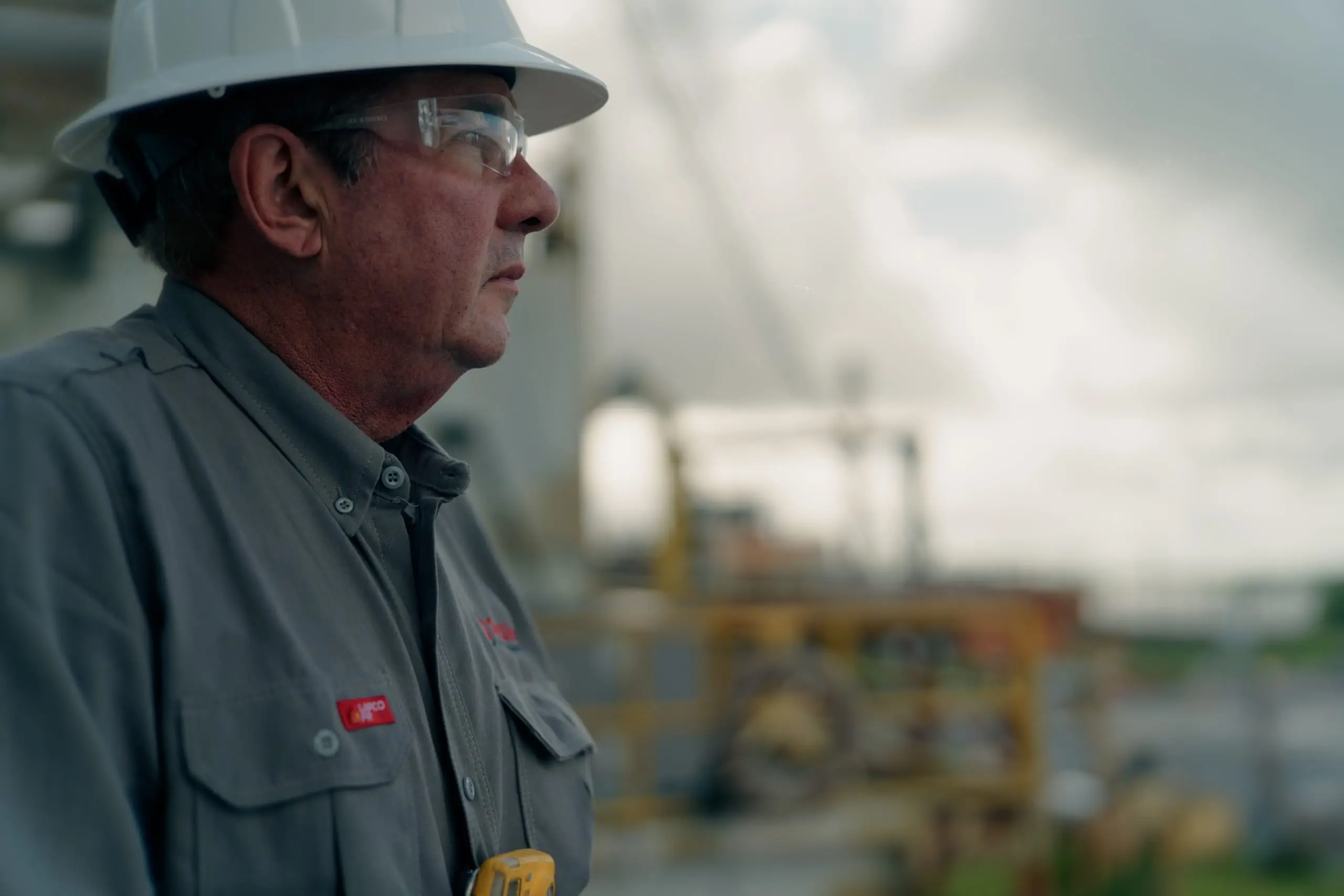 An On Site safety lead overseeing operations on a remote rig